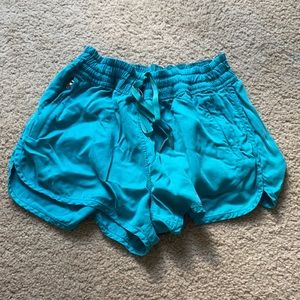 teal vintage lululemon shorts